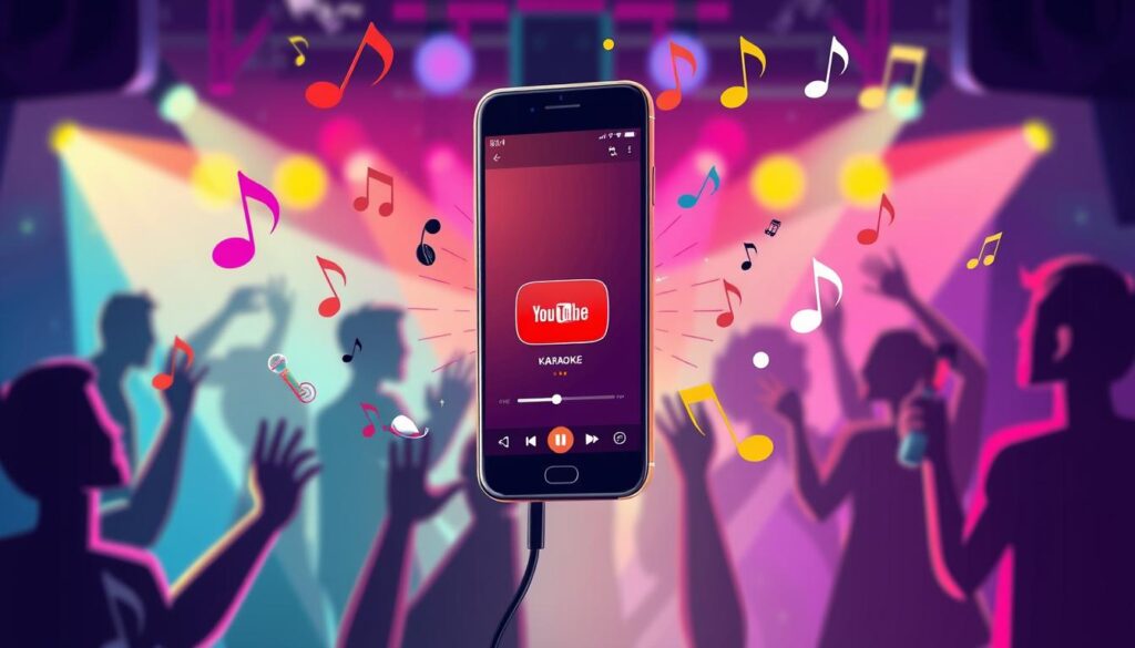 aplicación de karaoke de YouTube