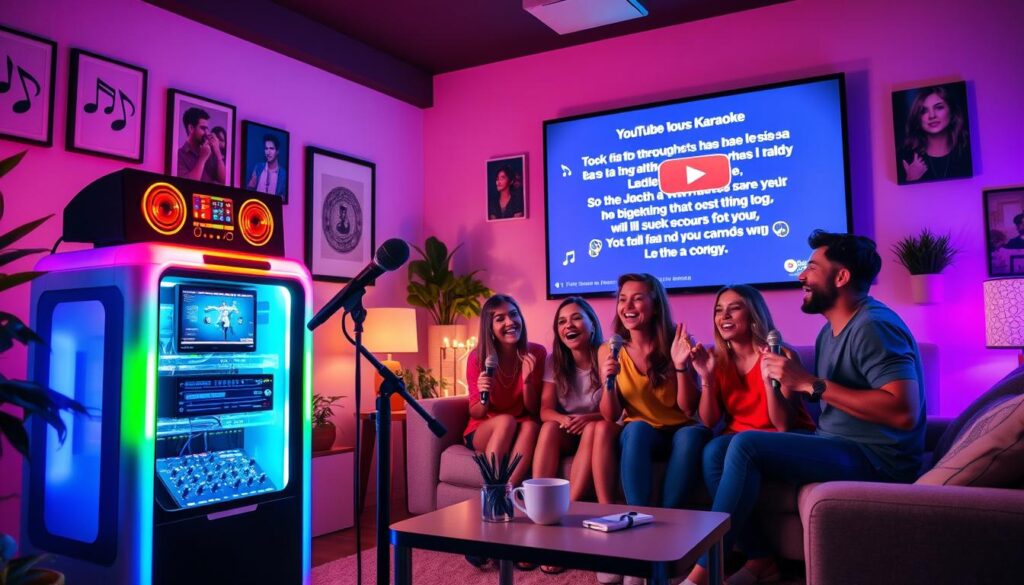 youtube karaoke machine